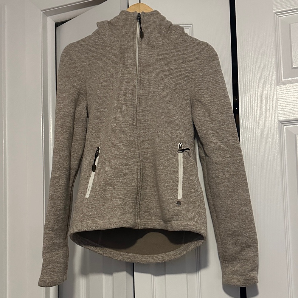Bench Beige Fleece Hoodie/Jacket